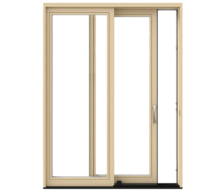 Omaha PELLA® LIFESTYLE SERIES Wood Sliding Patio Doors 